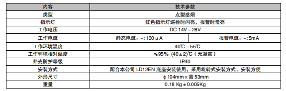 利達JTY-GF-LD3000E（F）點型光電感煙火災(zāi)探測器（非編碼）接線安裝技術(shù)