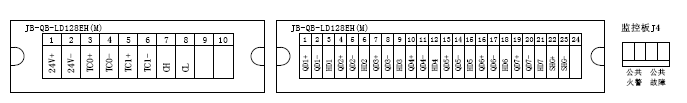 JB-QB-LD128EH(M)火災報警控制器端子